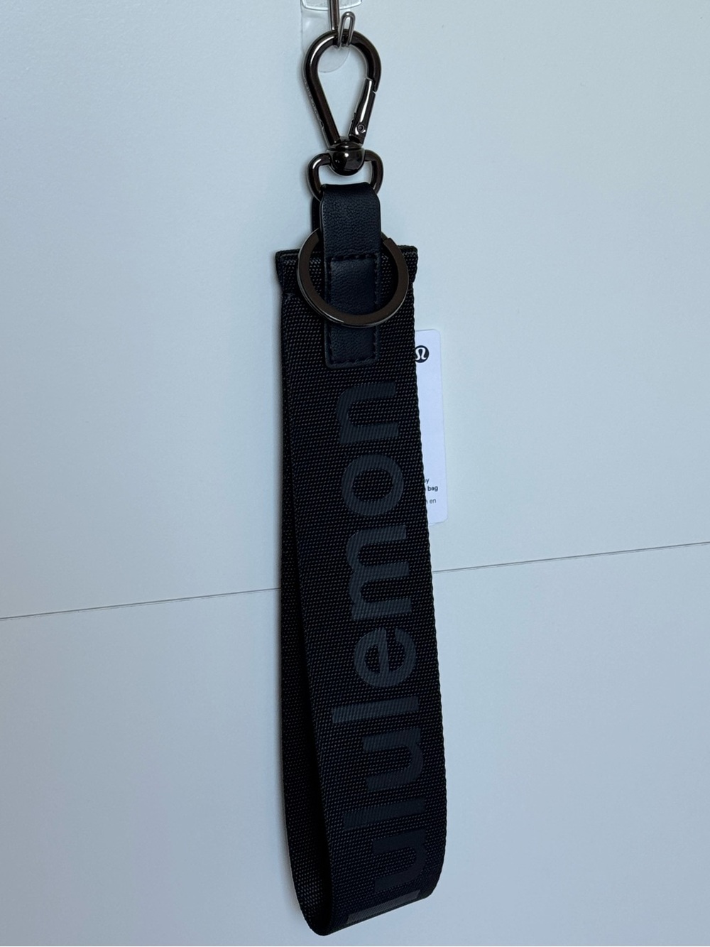Lululemon Original Never Lost Keychain Black